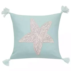 Seaglass Starfish Pillow