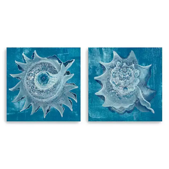 Seashore Canvas Art Prints, Set of 2