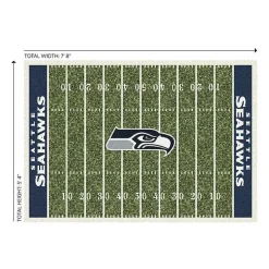 Seattle Seahawks Home Field Area Rug, 6x8