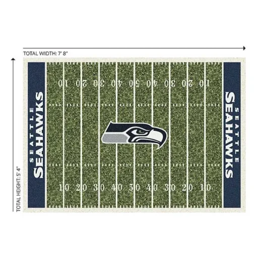 Seattle Seahawks Home Field Area Rug, 6x8
