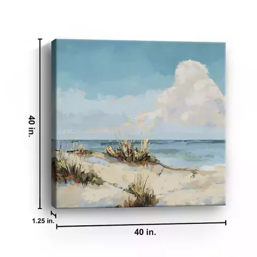 Secret Sands Shoreline Canvas Art Print