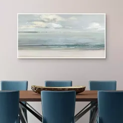 Serene Sound Framed Canvas Art Print