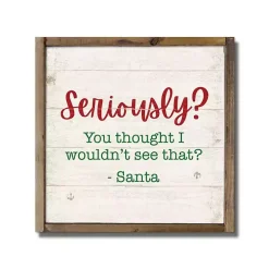 Seriously See That Christmas Wall Plaque