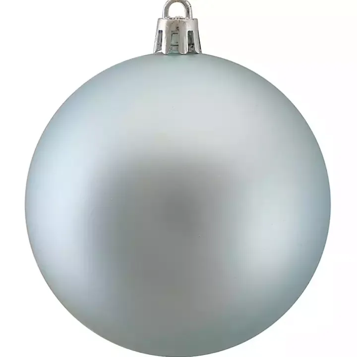 Shatterproof Matte Powder Blue 32-pc. Ornaments