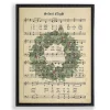 Silent Night Hymn Framed Christmas Art Print