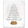 Silent Night Tree Canvas Art Print