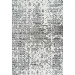 Silver Deena Abstract Area Rug, 5x8