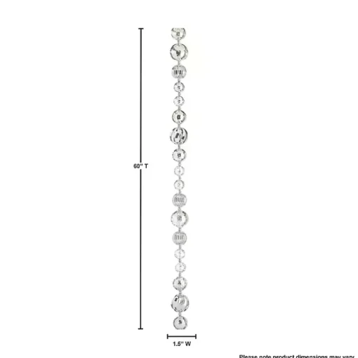 Silver Mercury Ball Tree Garland