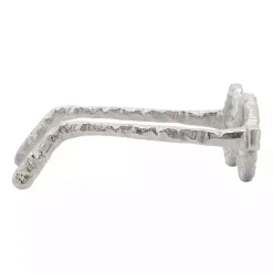 Silver Round Eye Glasses Sculpture