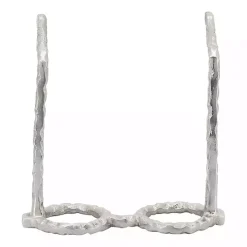 Silver Round Eye Glasses Sculpture