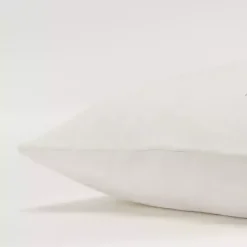 Silver Woven Lines Throw Pillow