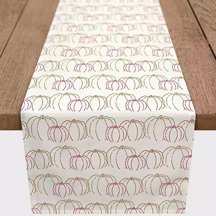 Simple Pumpkins Table Runner, 72 in.