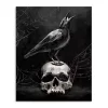 Skull & Raven Canvas Art Print, 16x20