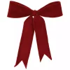 Small Red Velvet Christmas Bows, Set of 2