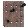 Small Rustic Barn Wood Wine Bottle Holder