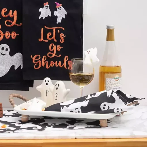Smiling Ghost Halloween Napkins, Set of 6