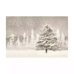 Snowy O Holy Night Canvas Art Print