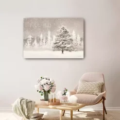 Snowy O Holy Night Canvas Art Print