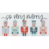 So Very Merry Nutcracker Wall Plaque
