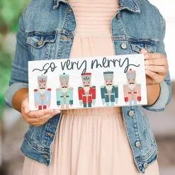 So Very Merry Nutcracker Wall Plaque