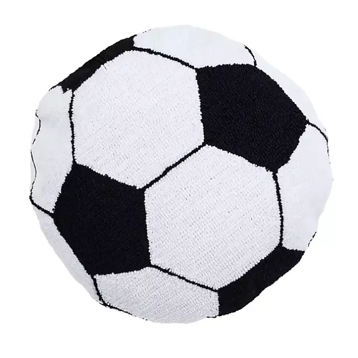 Soccer Ball Shaped Pillow