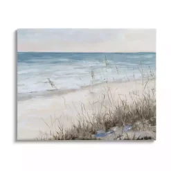 Soft Blue Beach Canvas Art Print, 40x30