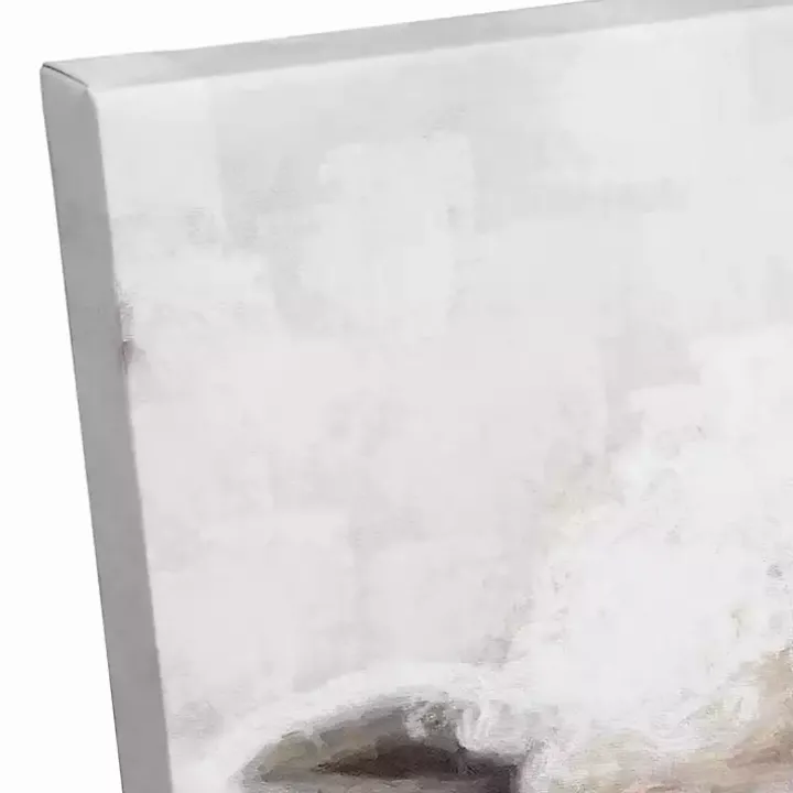 Soft Painted Sheep Canvas Art Print