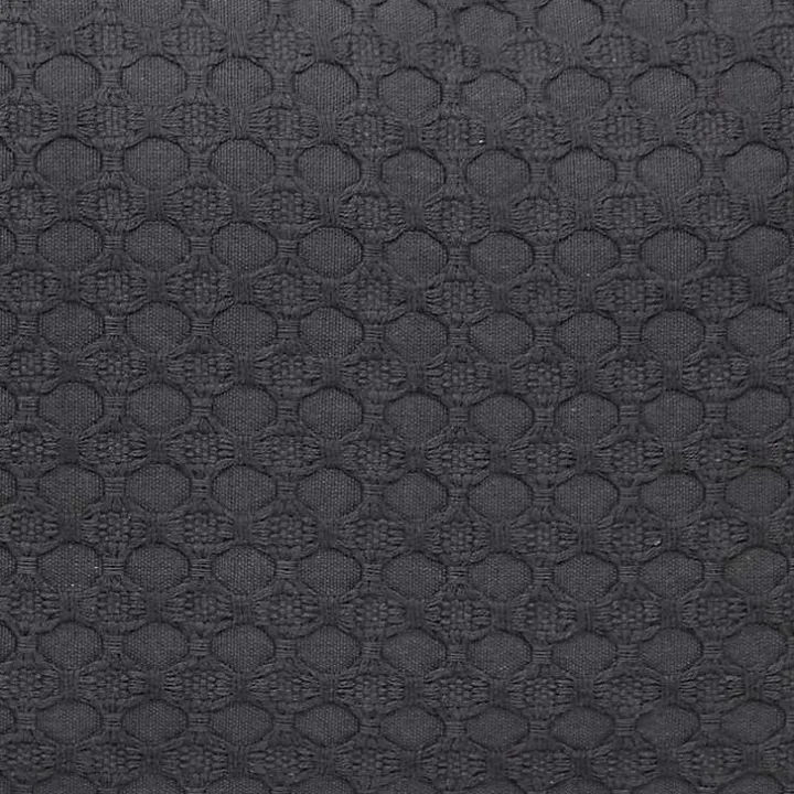 Solid Charcoal Textured Lumbar Pillow