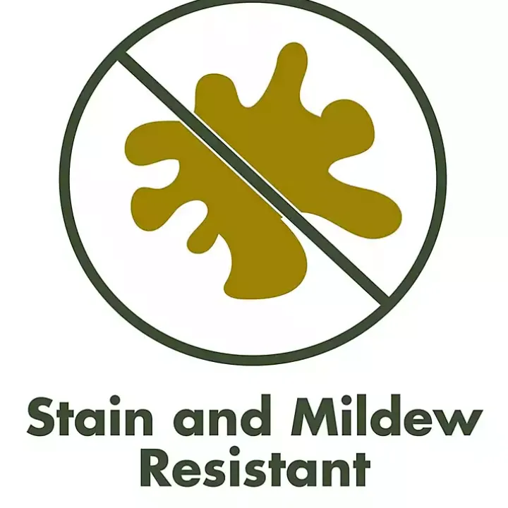 Solid Green Outdoor Deep Seat Cushion