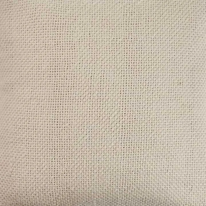 Solid Ivory Accent Pillow with Fringe