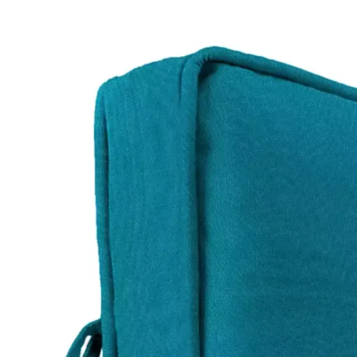Solid Turquoise Outdoor Deep Seat Cushion