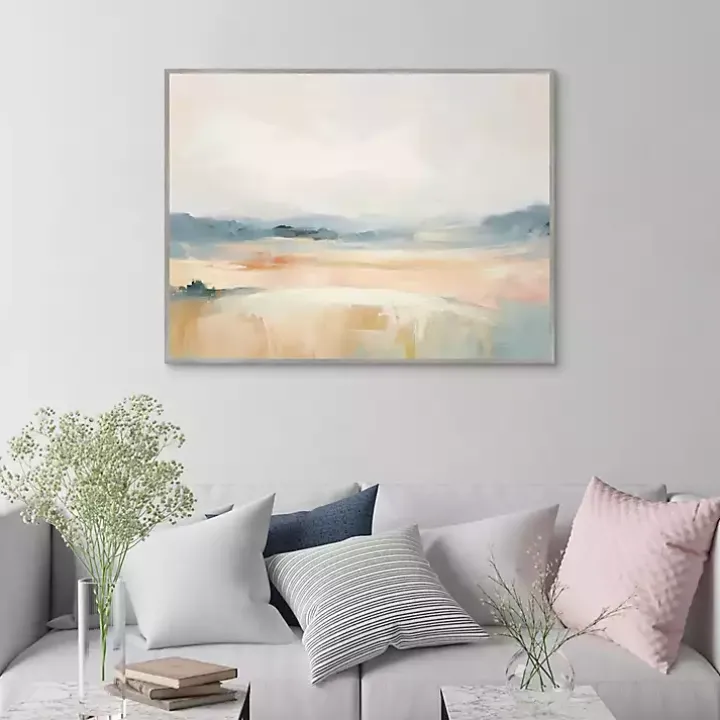 Song of Abstract Nature II Framed Canvas Art Print