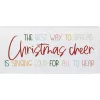 Spread Christmas Cheer Wall Plaque
