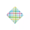 Spring Blossom Plaid Napkins, Set of 6