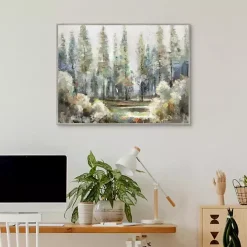 Spring Clearing Framed Canvas Art Print