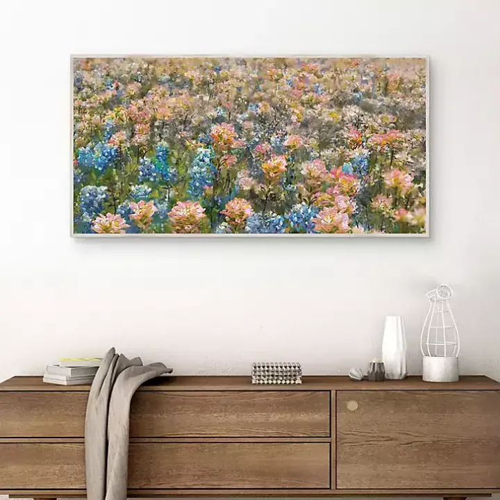 Spring Fling Framed Canvas Art Print