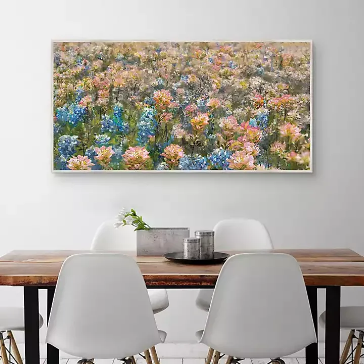 Spring Fling Framed Canvas Art Print