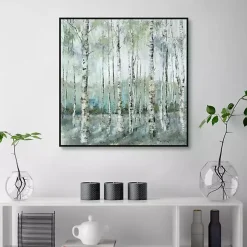 Spring Forest Framed Canvas Art Print