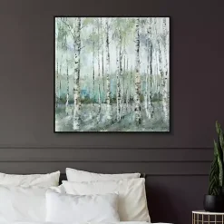 Spring Forest Framed Canvas Art Print