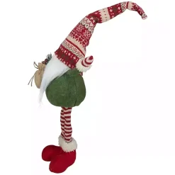 Standing Bearded Gnome Christmas Figurine