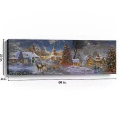 Stillness of Christmas Canvas Art Print