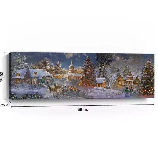 Stillness of Christmas Canvas Art Print