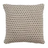 Stitch Line Cream Throw Pillow