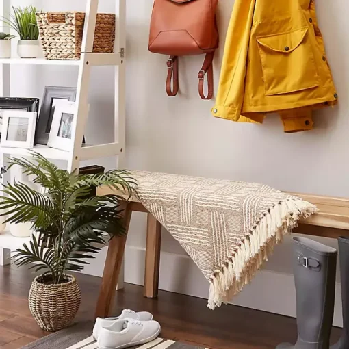 Stone Basket Weave Throw