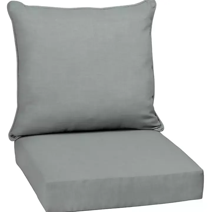 Stone Leala Texture Outdoor Deep Seat Cushions
