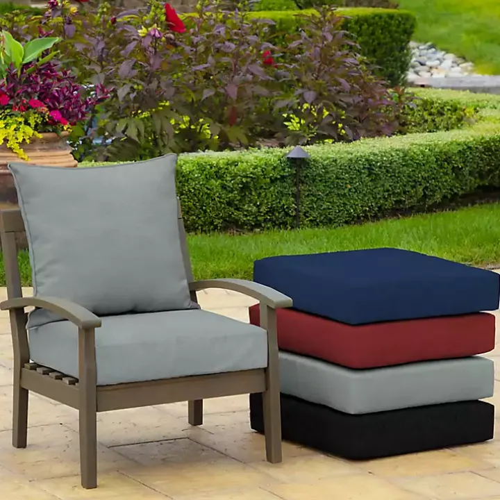 Stone Leala Texture Outdoor Deep Seat Cushions