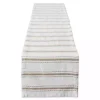 Stone Zig Zag Dobby Stripe Runner