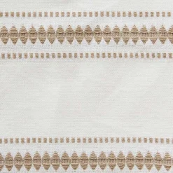 Stone Zig Zag Dobby Stripe Runner