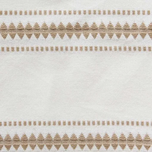 Stone Zig Zag Dobby Stripe Runner