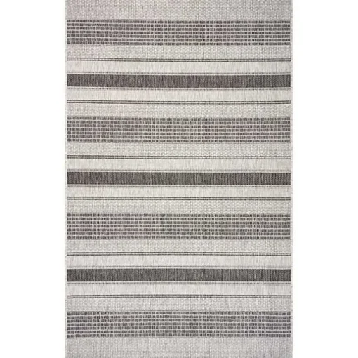 Stripe Weave Sun Shower Outdoor Area Rug, 7x9